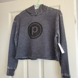 NWT Pure Barre cropped pullover XS